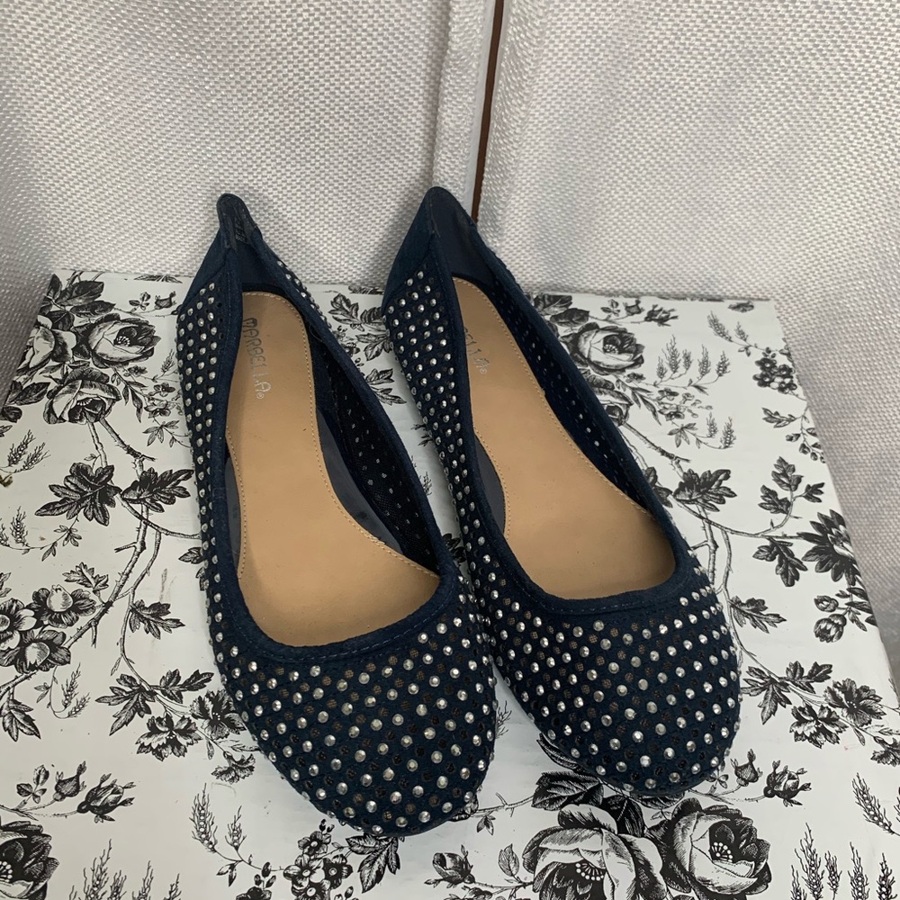 Marbella rhinestone flats